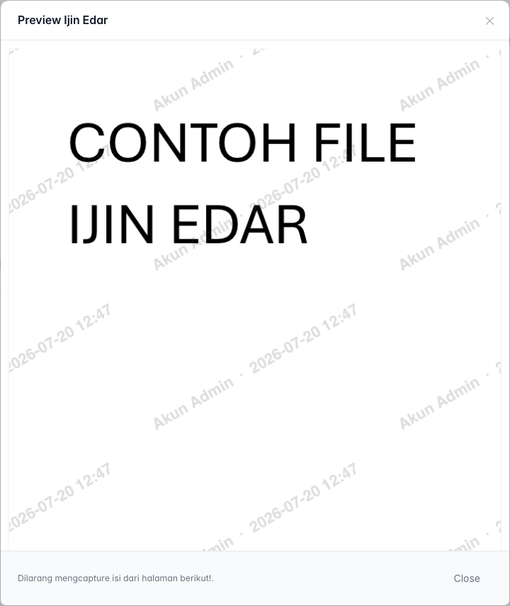 Jendela Preview Ijin Edar